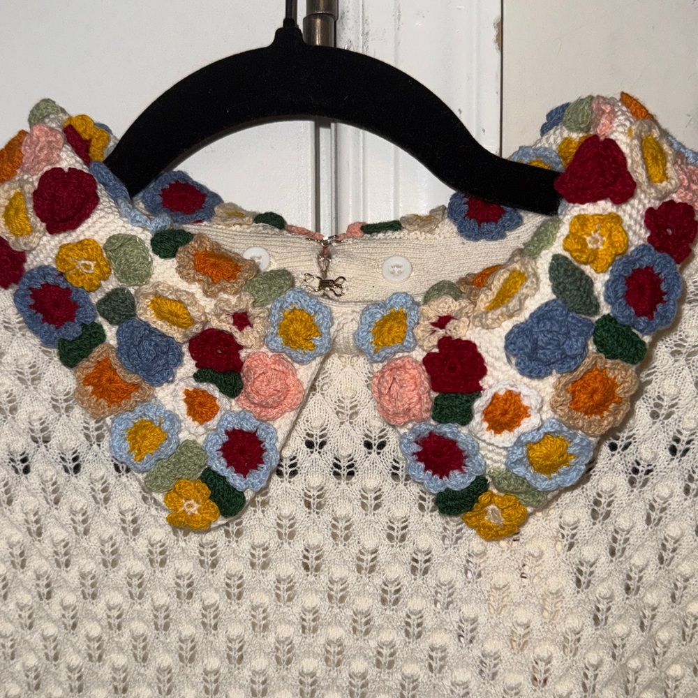 Alice + Olivia Chase Puff Sleeve Sweater - Picture 2 of 7